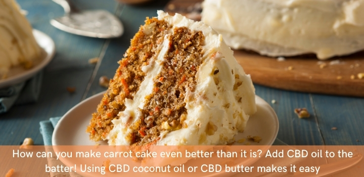CBD carrot cake recipe