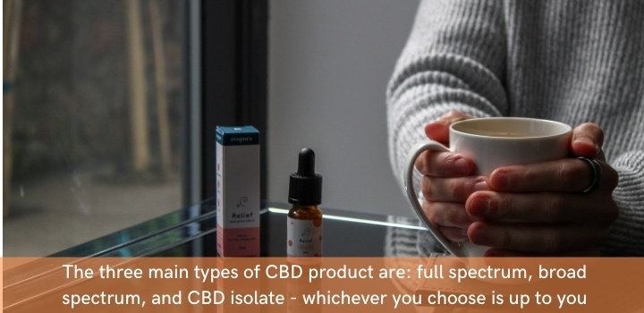 Different types of CBD and the entourage effect