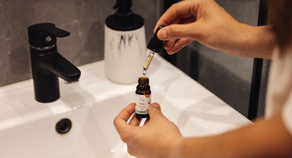 Brush your teeth to mask the taste of CBD oil