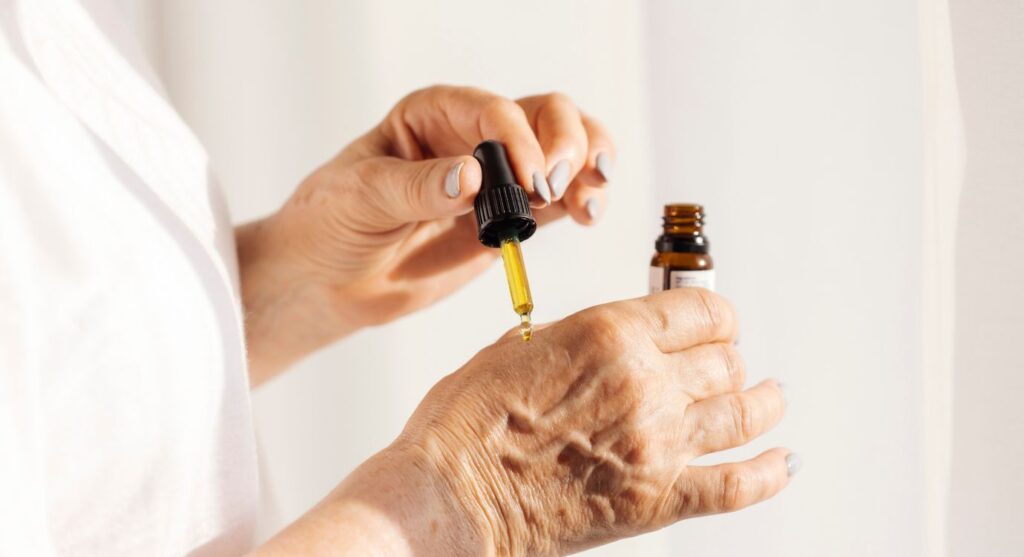 Applying CBD oil for Parkinson's topically