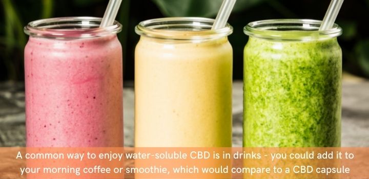 how to take water soluble cbd