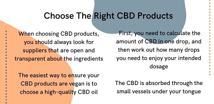 How to choose vegan CBD products