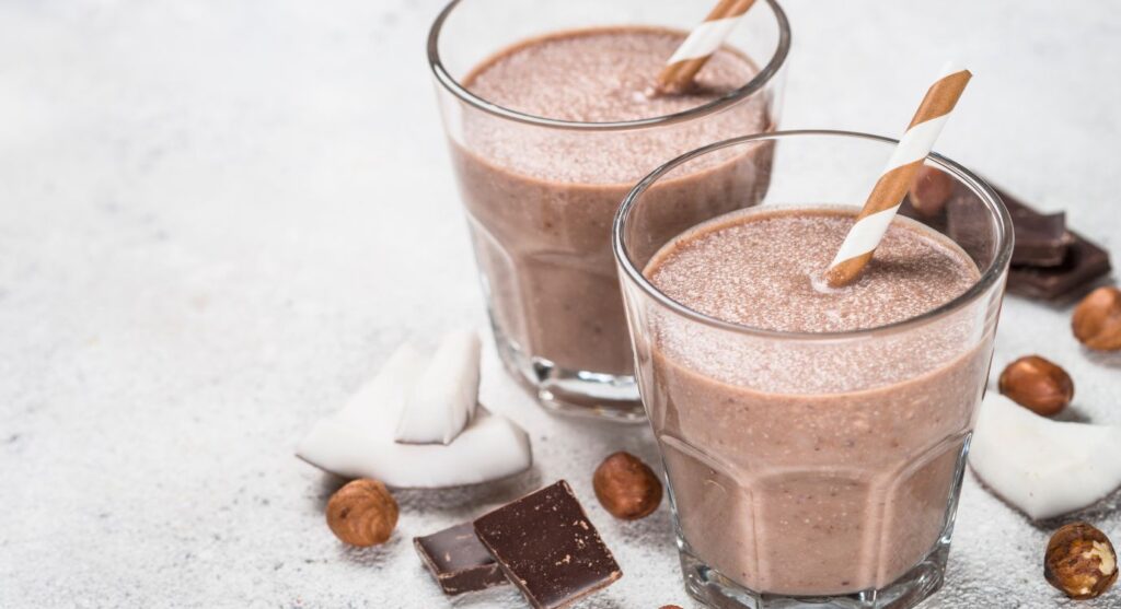 CBD shake recipe: Chocolate Coconut Shake