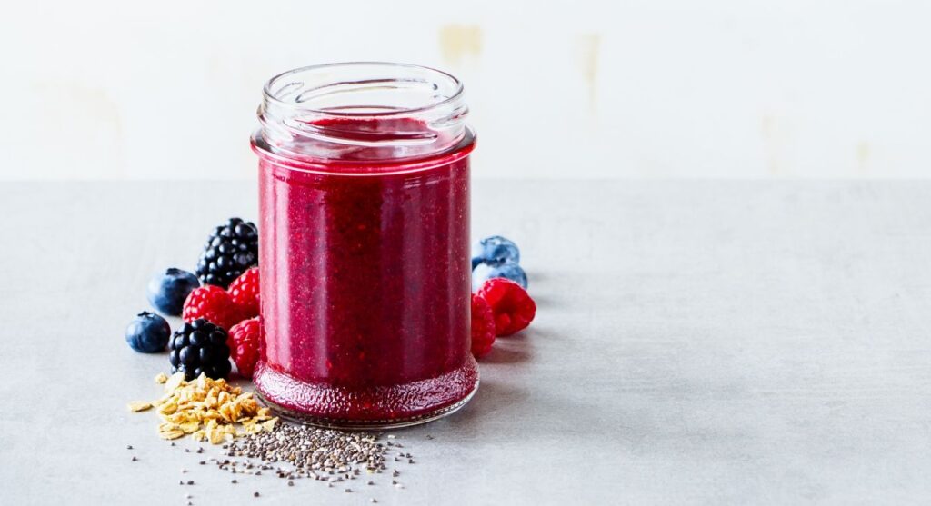 CBD smoothie recipe: Verry berry