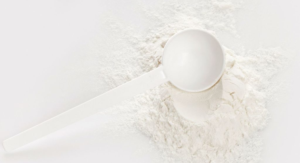 Creatine is a natural supplement available in powdered form.