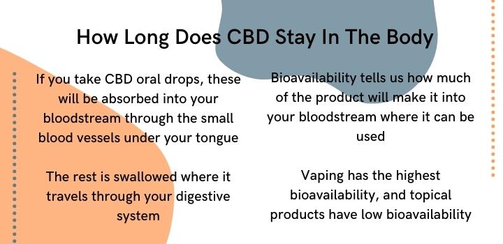 How long does CBD stay in the body