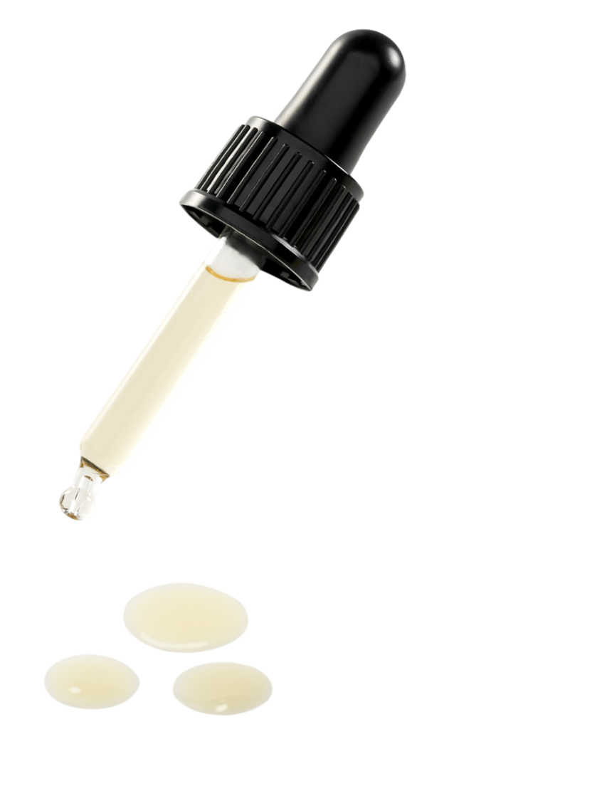 CBD oil dropper